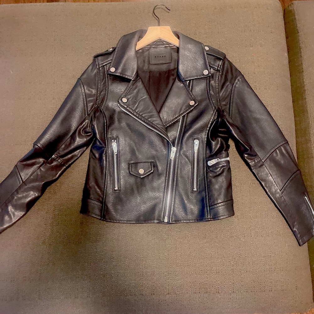 Faux Leather Moto Jacket
BLANKNYC